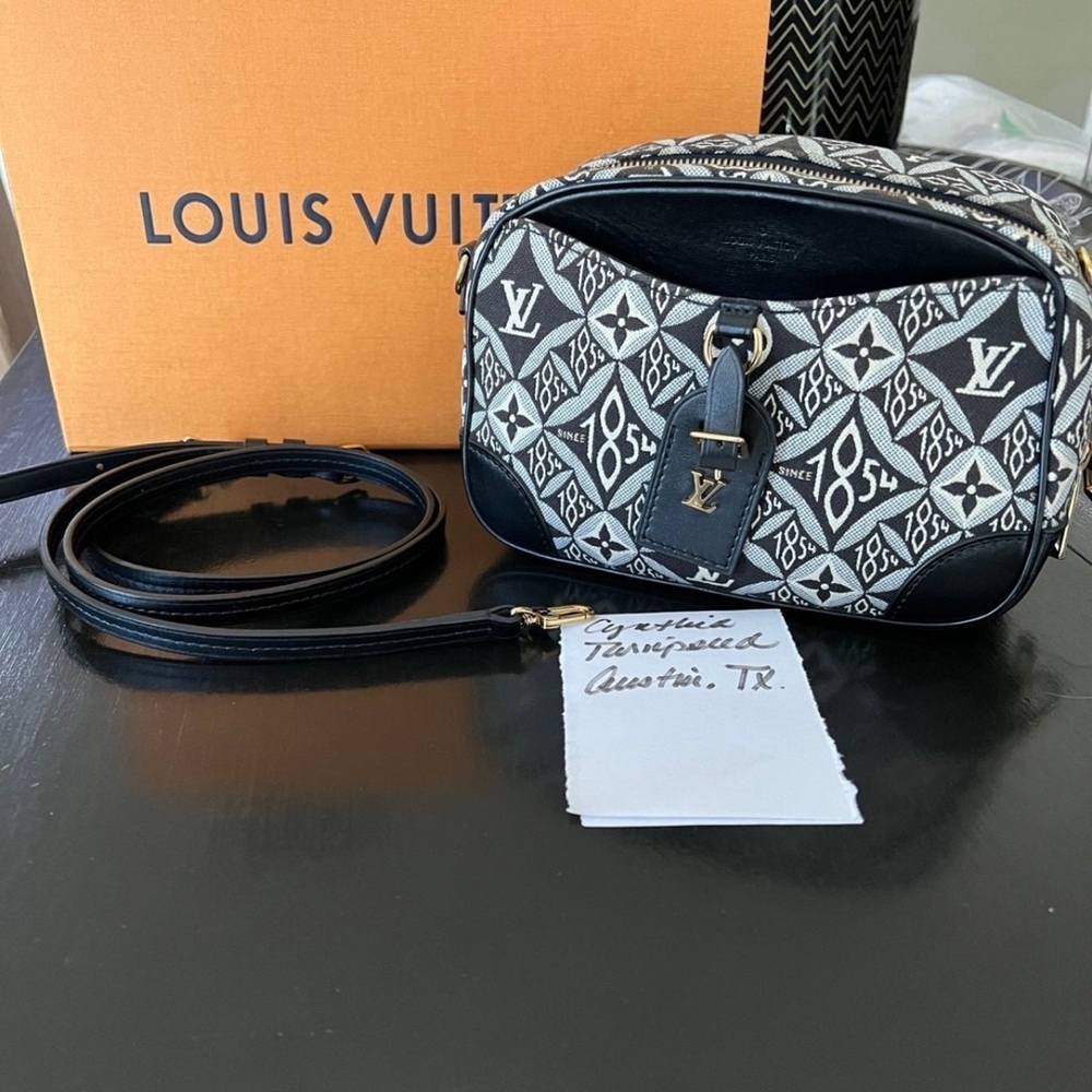 Louis Vuitton Monogram Jacquard Deauville MINI Shoulder Bag. Guarantee Authentic - Picture 12 of 12